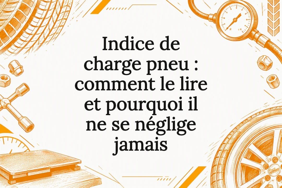 Indice de charge pneu : comment le lire et pourquoi il ne se néglige jamais