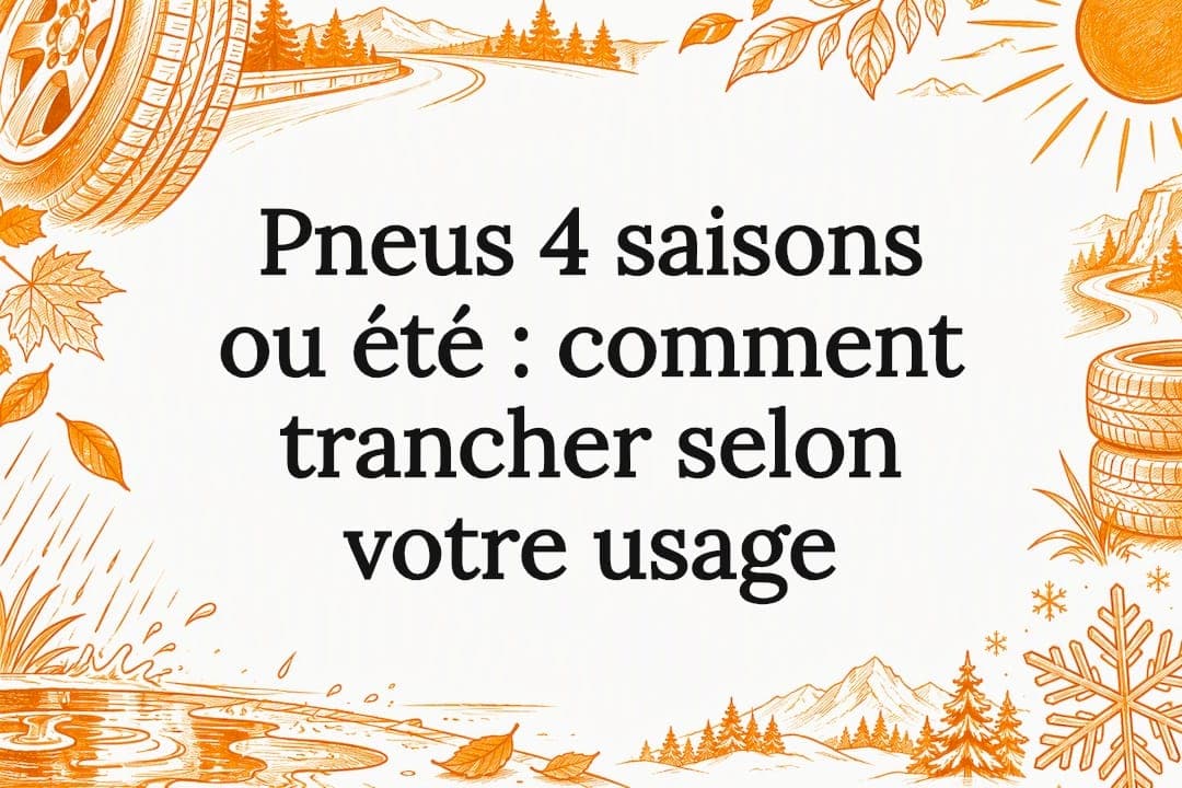 Pneus 4 saisons ou été : comment trancher selon votre usage