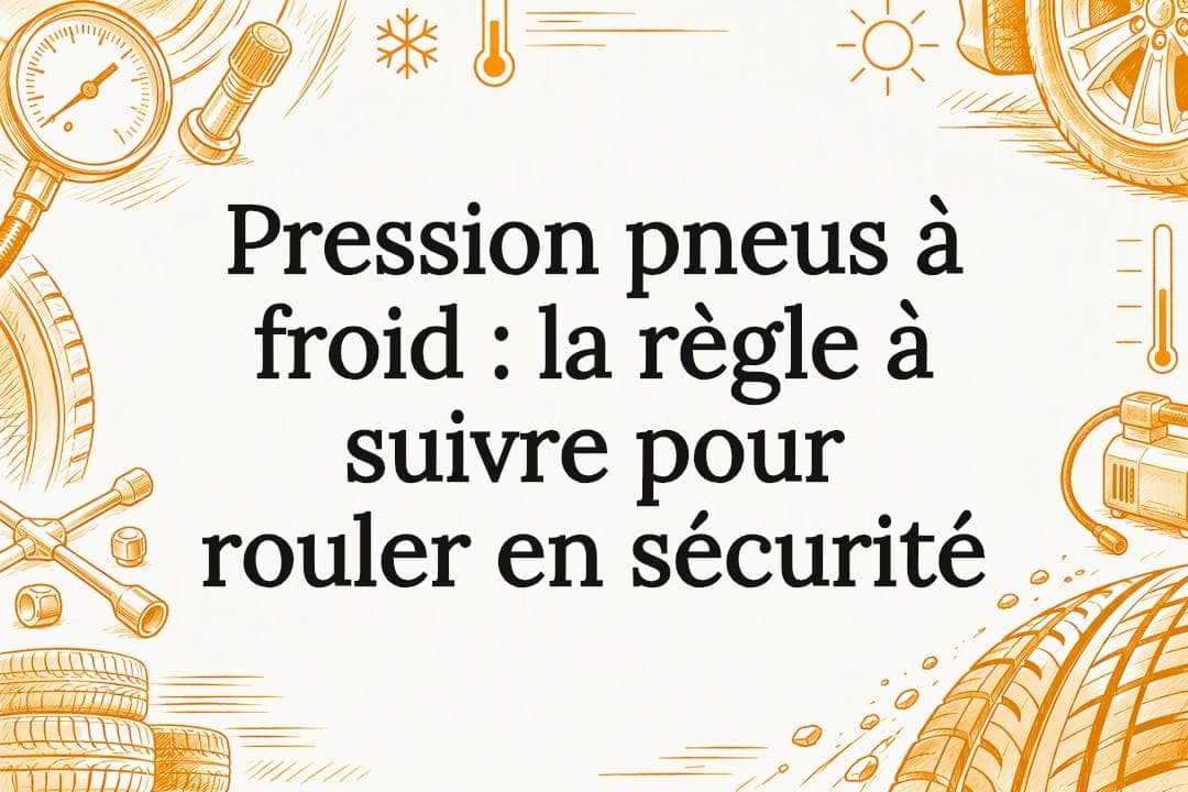 Pression pneus à froid : la règle à suivre pour rouler en sécurité