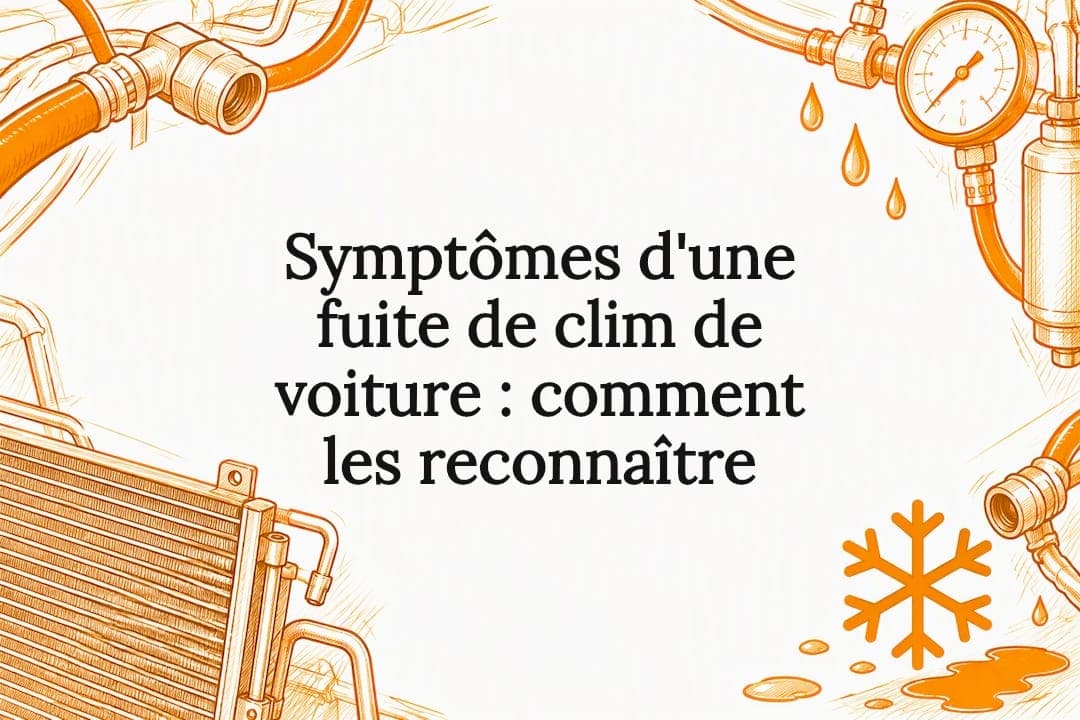 Symptômes d'une fuite de clim de voiture : comment les reconnaître