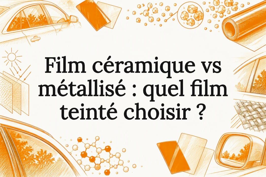 Film céramique vs métallisé : quel film teinté choisir ?