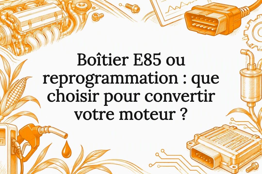 Boîtier E85 ou reprogrammation : que choisir pour convertir votre moteur ?