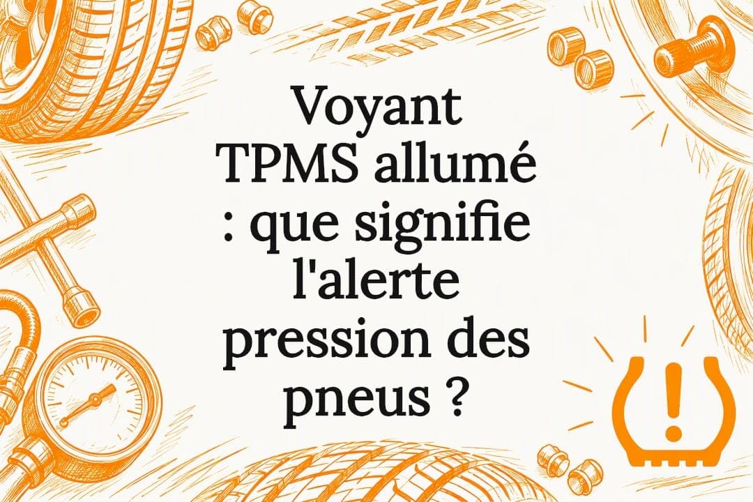 Voyant TPMS allumé : que signifie l'alerte pression des pneus ?
