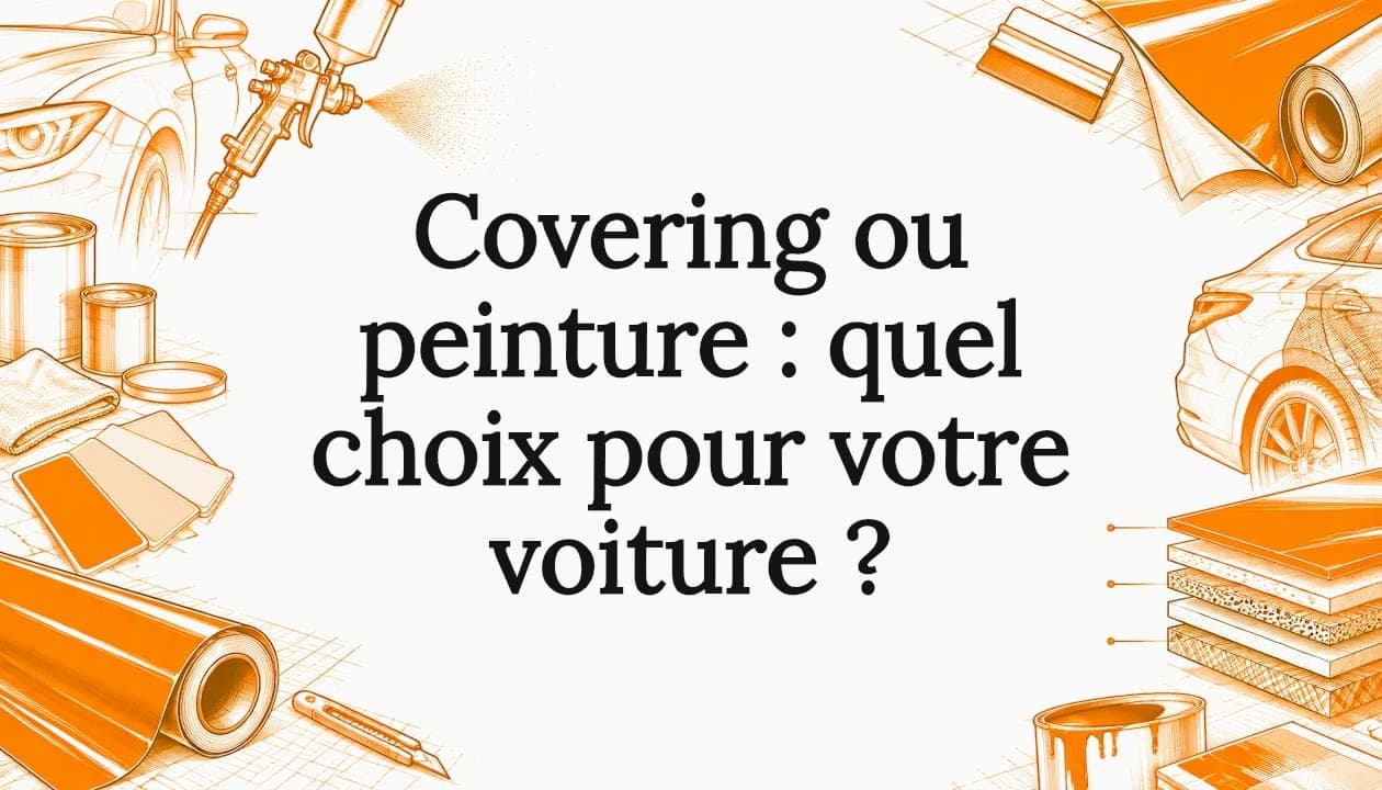 Covering ou peinture : quel choix pour votre voiture ?